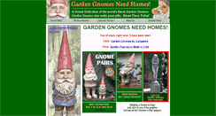 Desktop Screenshot of garden-gnomes-need-homes.com